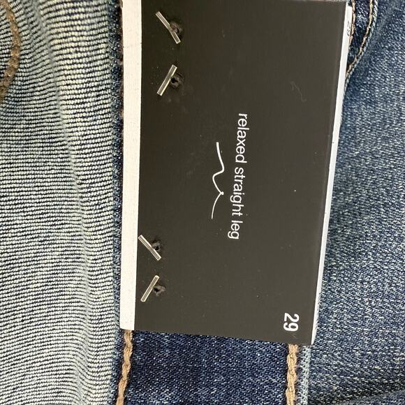 7 For All Mankind Jeans Women's 29 (8) Blue Austyn Relaxed Straight Leg NWT - Picture 8 of 15